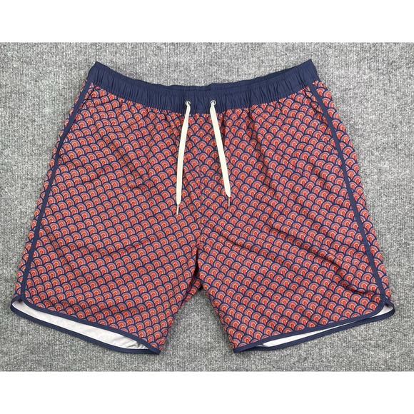 Fair Harbor Shorts Men's XXXL Geometric Artistic Drawstring Waist Lined Colorful - Picture 2 of 7